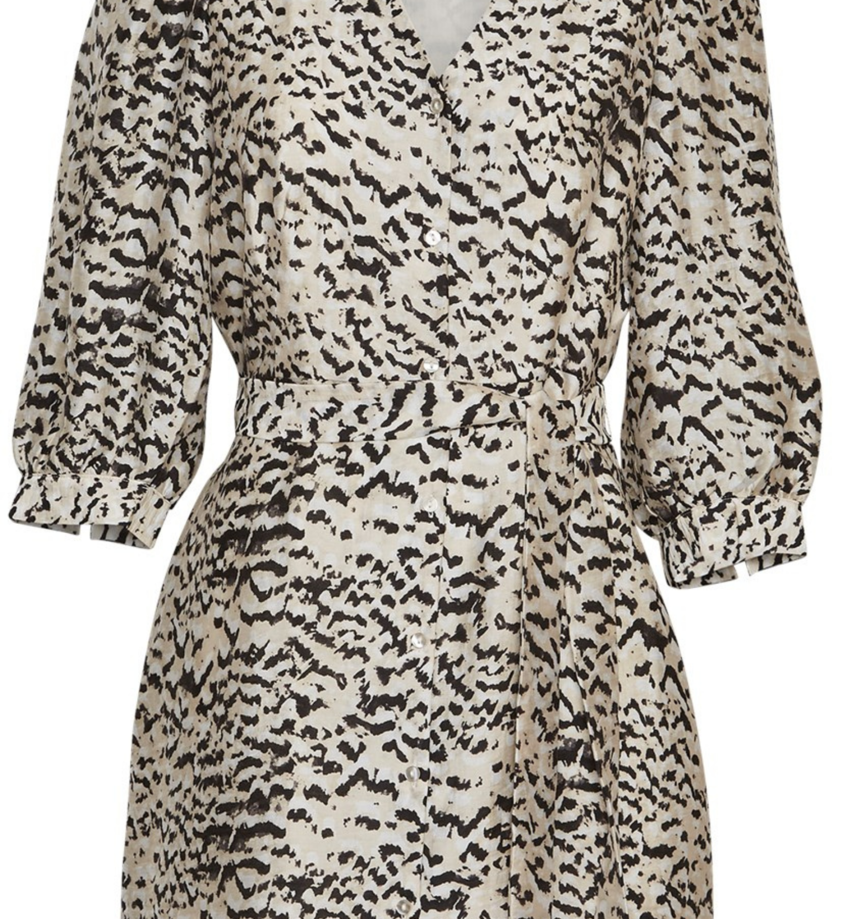Gemustertes Midikleid "gldPHILIDA" mit TENCEL