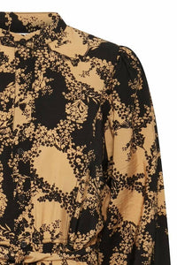 Mididress "gldUTTARA" mit Blumenprint