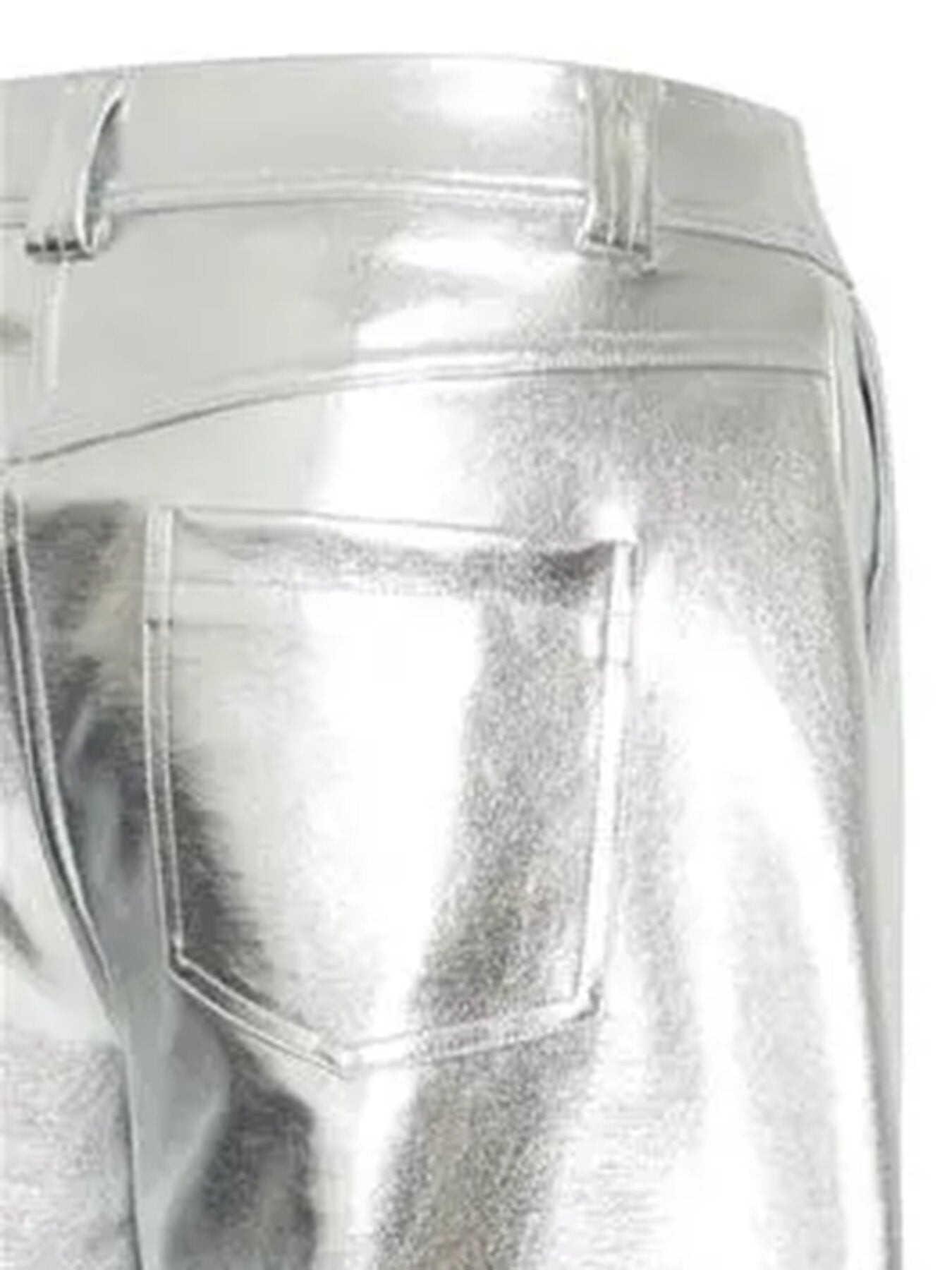 Metallic Hose "gldKATE" in silber