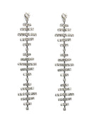 Lange Ohrringe "gldRANA EINS" in silber