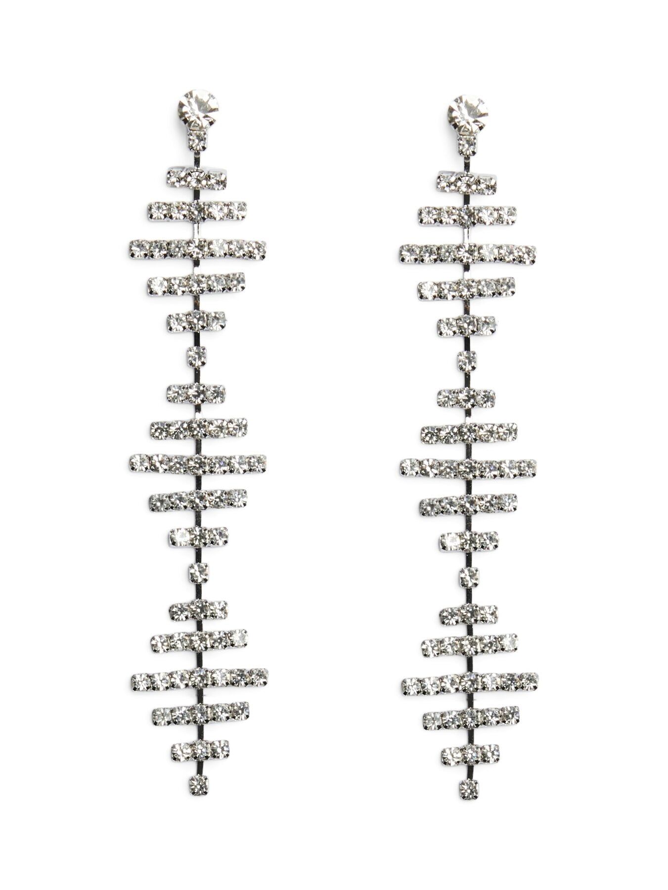 Lange Ohrringe "gldRANA EINS" in silber