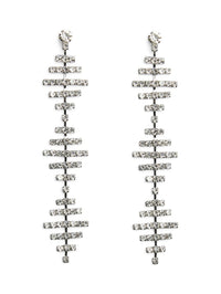 Lange Ohrringe "gldRANA EINS" in silber