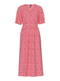 Pinkes Midi Dress "gldTALA" aus Lenzing Ecovero Viscose