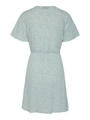 Hellblaues Wickelkleid "gldTALA" aus Viskose