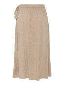 Gepunkteter Wickelrock "gldTALA" in beige