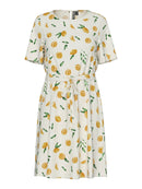 Kurzes Kleid "gldNYA" mit Zitronen
