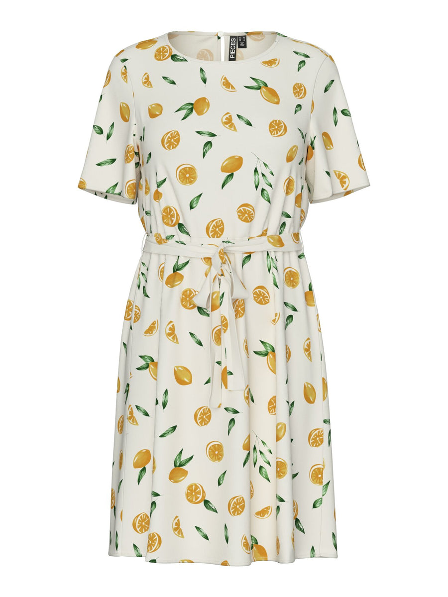 Kurzes Kleid "gldNYA" mit Zitronen