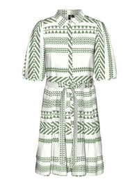 Kurzes Kleid "gldDICTHE" aus Bio-Baumwolle