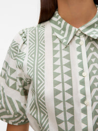 Kurzes Kleid "gldDICTHE" aus Bio-Baumwolle