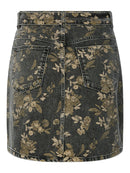 Kurzer Jeansrock "gldTAUPERA" mit Blumenprint