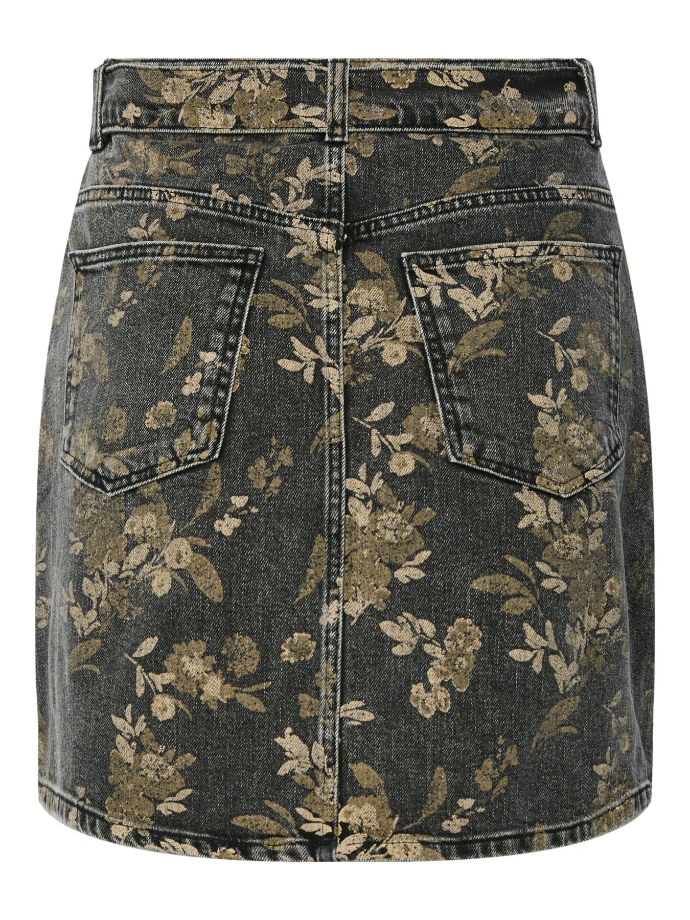 Kurzer Jeansrock "gldTAUPERA" mit Blumenprint