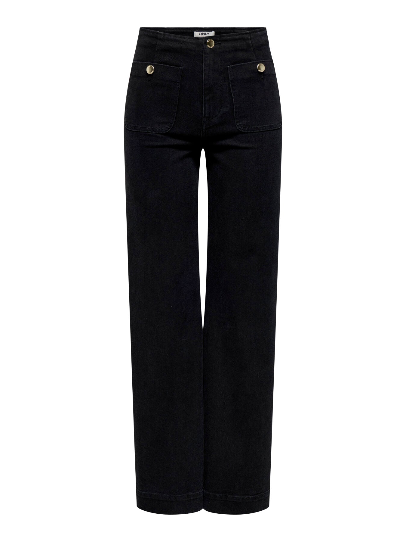 Wide Fit Jeans "gldMADELINE" in schwarz