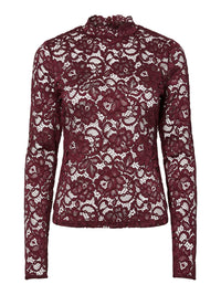 Langarm Top "gldLACEY" in Port Royale