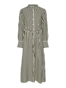 Gestreiftes langes Kleid "gldKAYA"