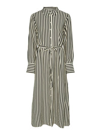 Gestreiftes langes Kleid "gldKAYA"