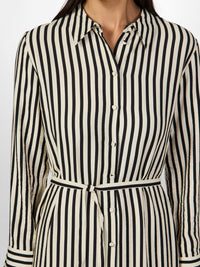 Gestreiftes langes Kleid "gldKAYA"