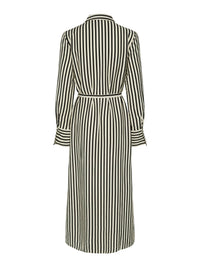 Gestreiftes langes Kleid "gldKAYA"