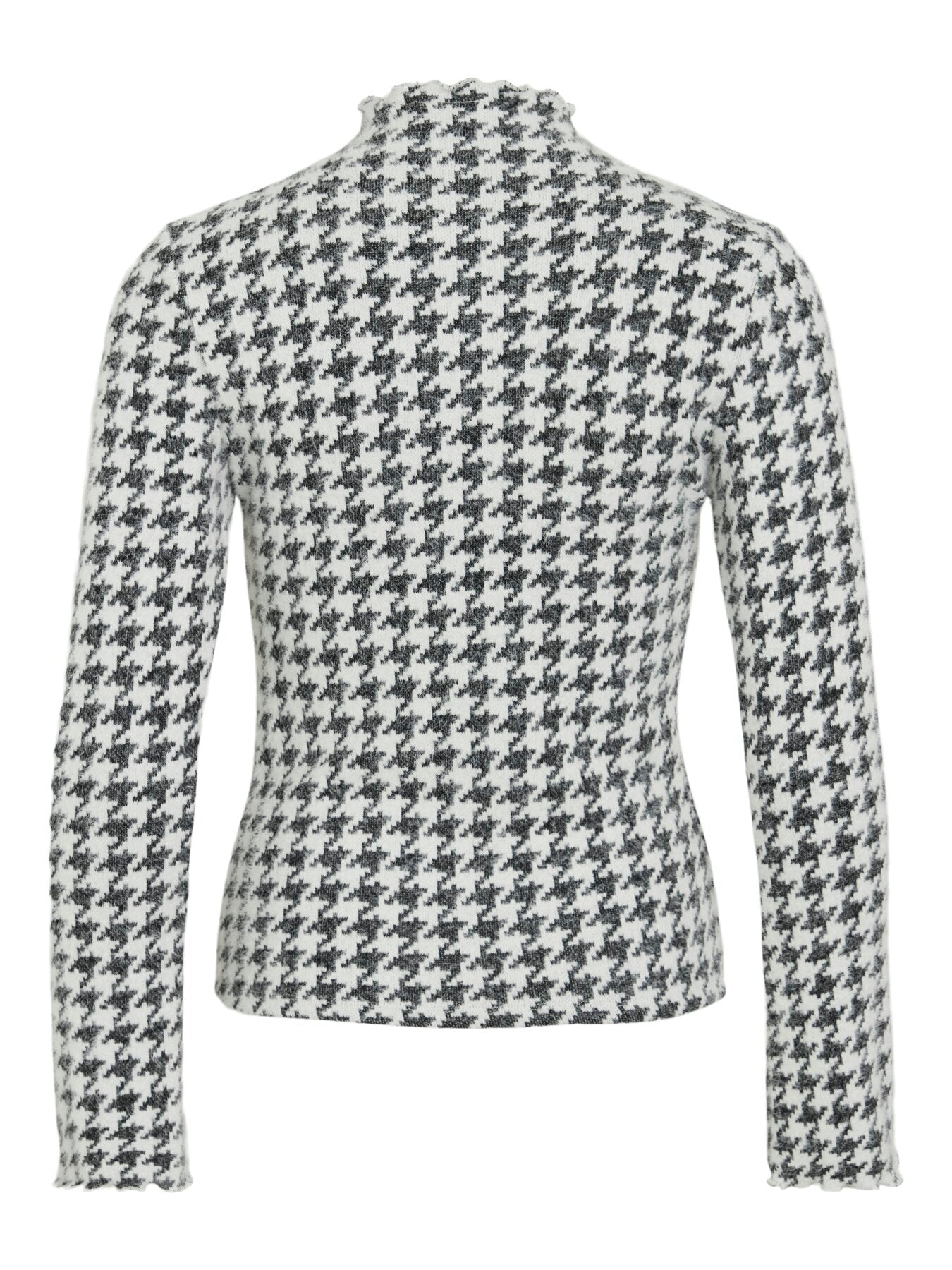 Langarmshirt "gldENSA" mit Hahnentrittmuster