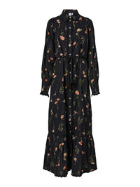 Langes Kleid "gldSOMELLI" aus Baumwolle