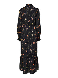 Langes Kleid "gldSOMELLI" aus Baumwolle