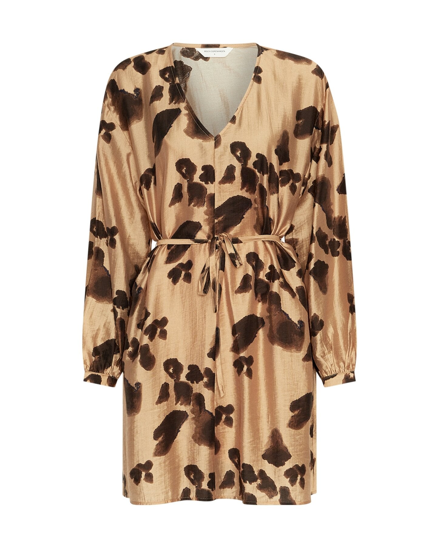 Kurzes Leo-Kleid "gldNILLA ROMINA" aus Tencel
