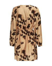 Kurzes Leo-Kleid "gldNILLA ROMINA" aus Tencel