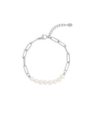 Perlenarmband "gldAMIRA" in silber