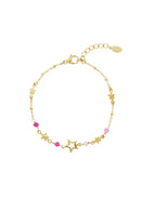 Sternenarmband "gldAURI" in rosa/pink
