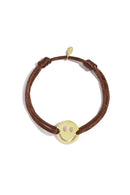 Smiley-Armband "gldMALOU" in braun