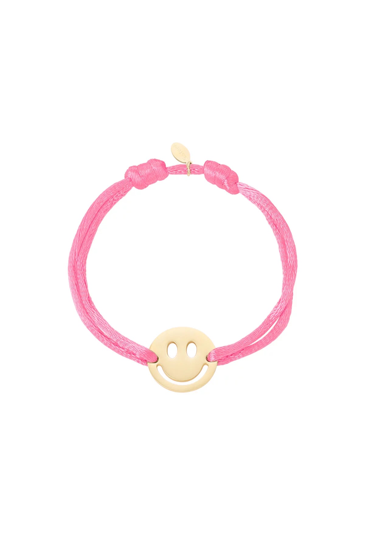 Smiley-Armband "gldMALOU" in pink