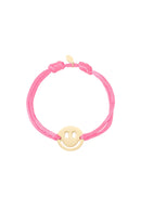 Smiley-Armband "gldMALOU" in pink
