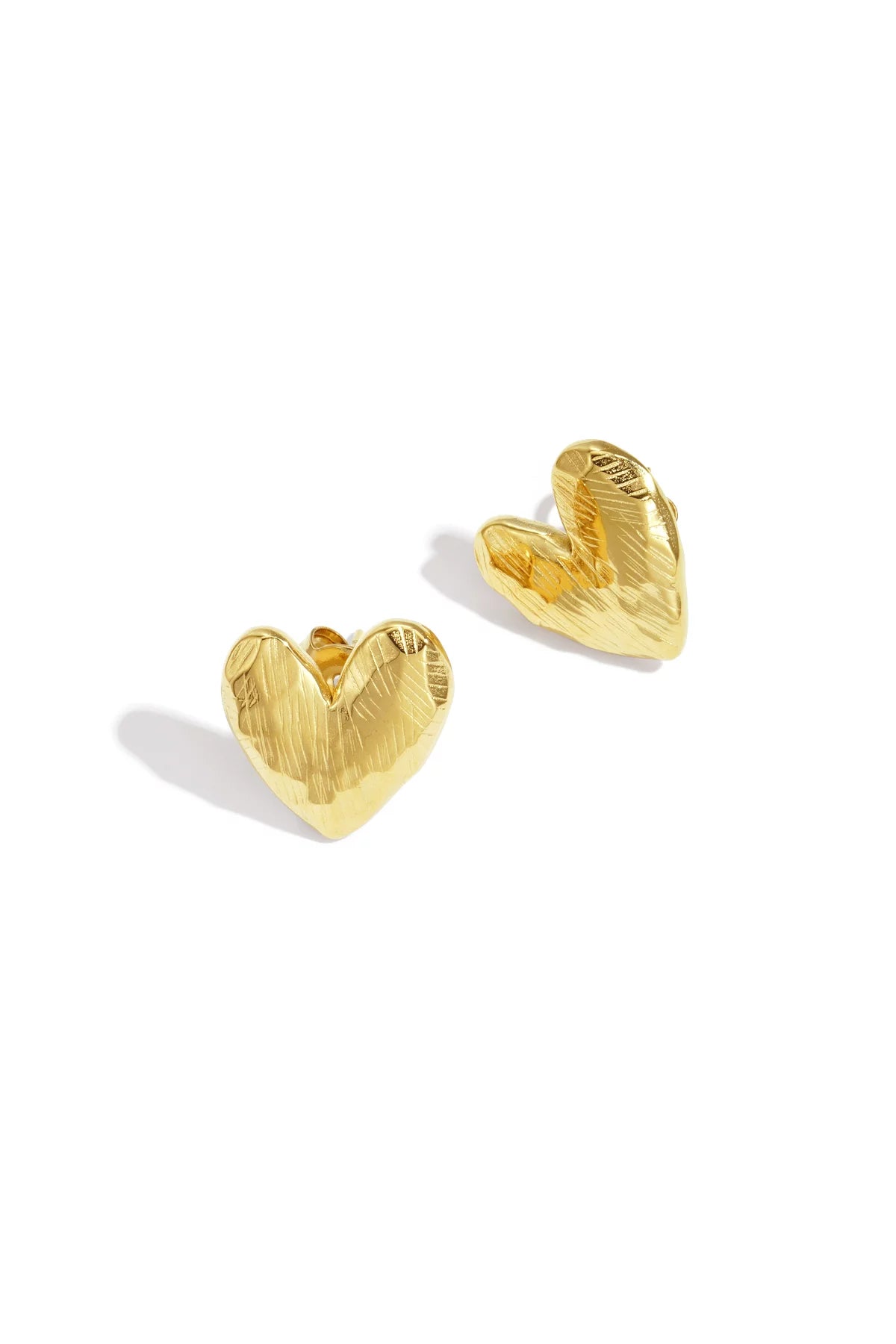 Herz-Ohrstecker "gldJESSICA" in gold