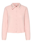 Süßer Cardigan "gldSHERI" in goldigem Rosa