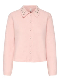 Süßer Cardigan "gldSHERI" in goldigem Rosa