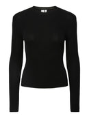 Schwarzer Strickpullover "gldZOEY"