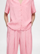 Satinhose "gldDIMITRA" in rosa aus Viskose