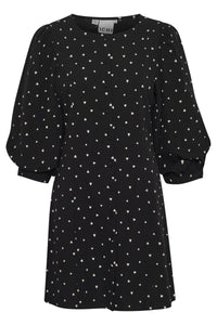 Süßes Kleid "gldQWISSA" mit weißen Herzchen