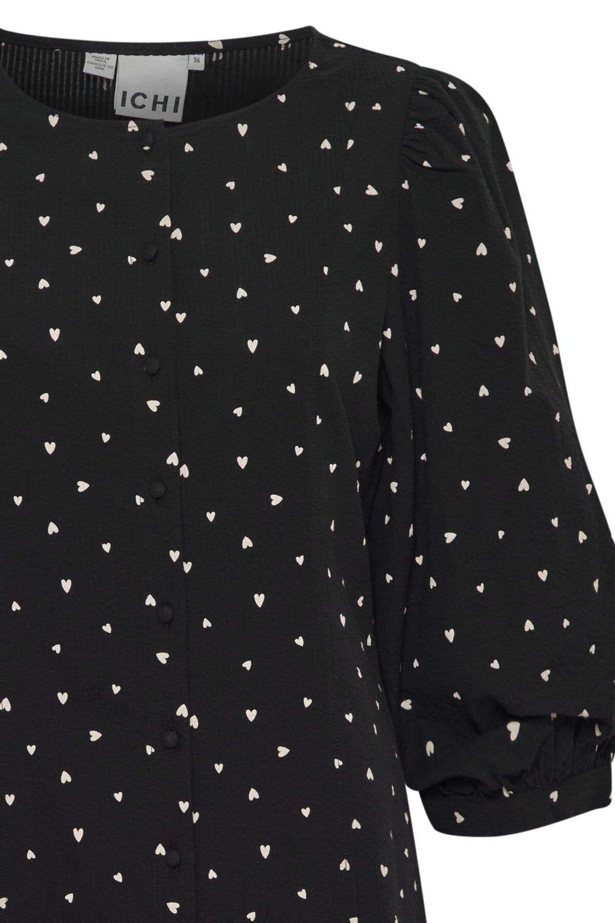 Süßes Kleid "gldQWISSA" mit weißen Herzchen