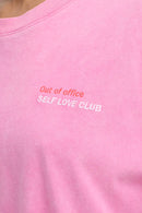 T-Shirt "gldNICA" mit süßem Kirschprint auf der Rückseite