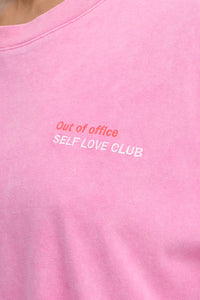 T-Shirt "gldNICA" mit süßem Kirschprint auf der Rückseite