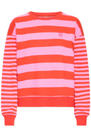 Sweatshirt "gldLULANI" in goldigen Streifen