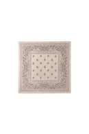 Satintuch "gldSINDY" mit Paisley Pattern in Light Brown