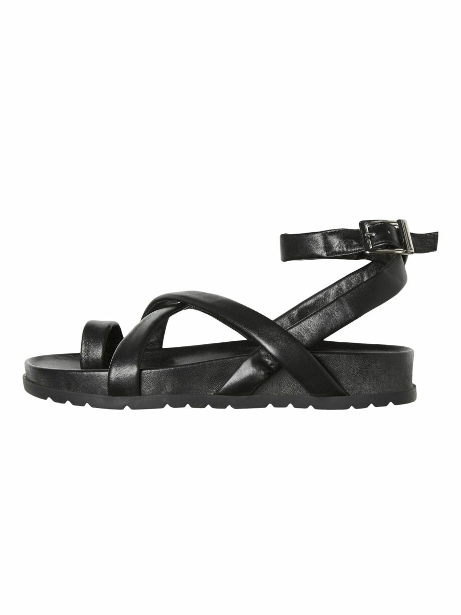 Plateau-Sandalen "gldHELO" in schwarz