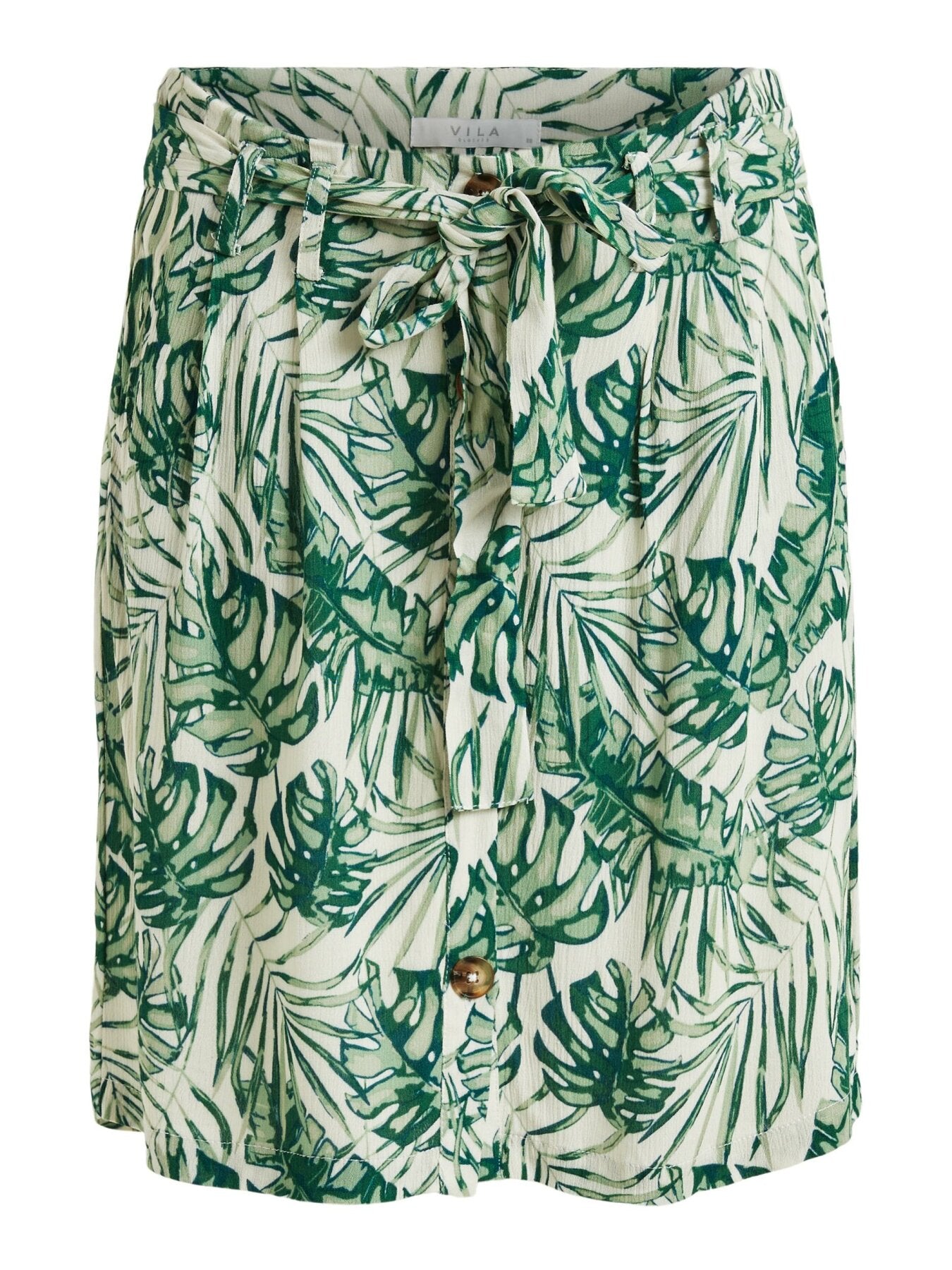 High Waist-Rock "gldSANNE" beach-print
