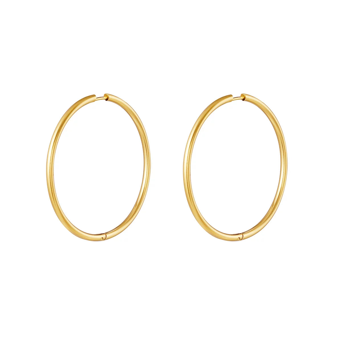 Medium Creolen "gldLENA" in gold