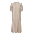 Geknöpftes Midikleid "gldELDA" mit Streifen