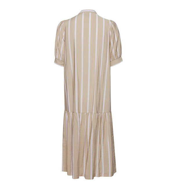 Geknöpftes Midikleid "gldELDA" mit Streifen