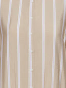 Geknöpftes Midikleid "gldELDA" mit Streifen