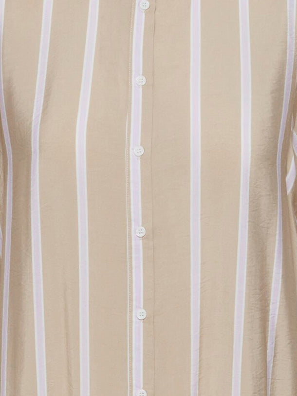 Geknöpftes Midikleid "gldELDA" mit Streifen