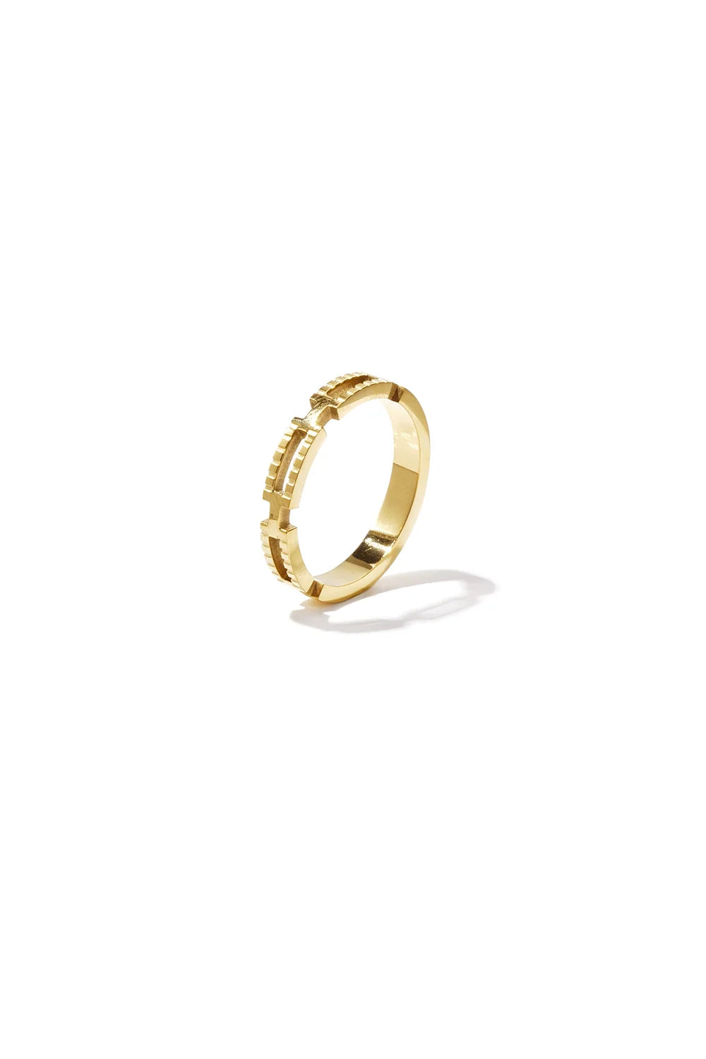 Goldener Ring "gldRIEKE" in zwei Größen